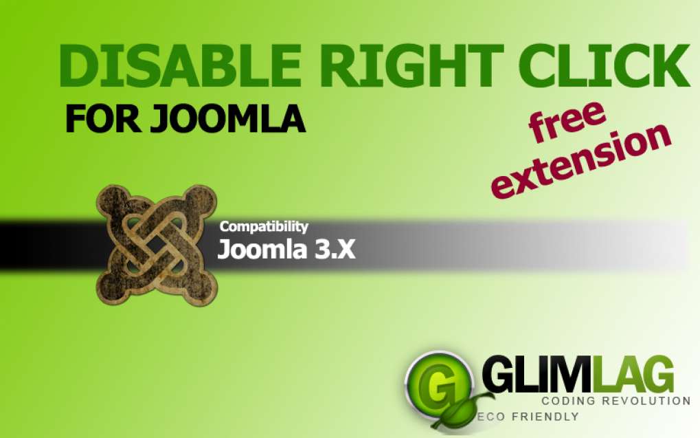 Disable Right Click for Joomla
