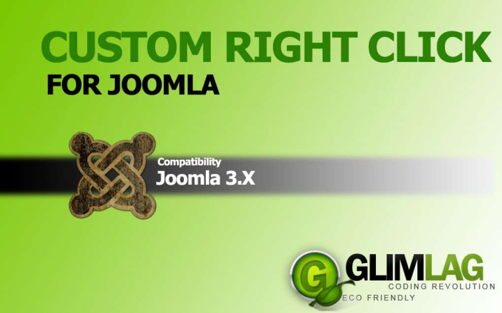 Custom Right Click for Joomla