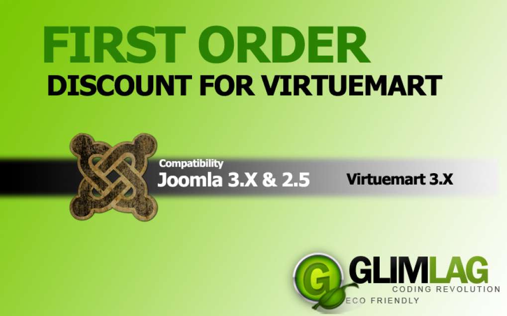 First Order Discount for Virtuemart
